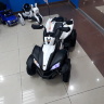 Детский электроквадроцикл Dongma ATV White 12V с кожаным сиденьем - DMD-268A-LUX-W