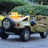 Радиоуправляемый детский электромобиль Hummer HX 12V - Green - HL188-G