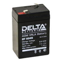 Аккумулятор DELTA 6V4.5Ah AGM VRLA - DT6045