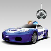 Радиоуправляемый конструктор - автомобиль Ferrari "Полиция" - 2028-1J08B