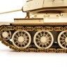 Конструктор 3D деревянный подвижный Lemmo Танк Т-34-85 - Т-34